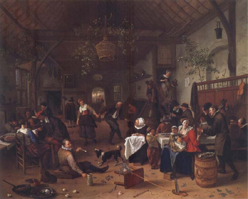 Jan Steen Merry Company in an inn China oil painting art